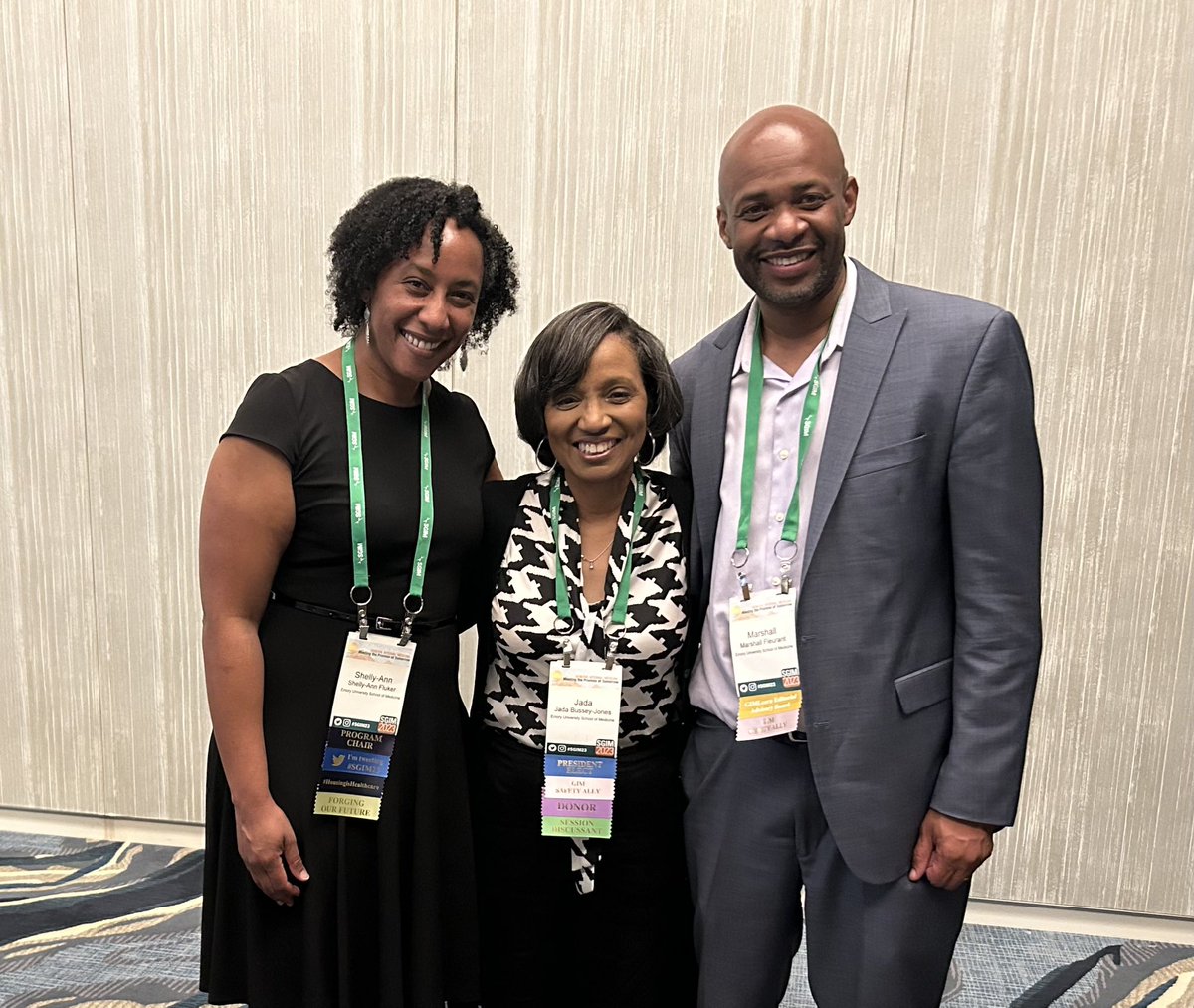 Jada Bussey-Jones, MD, MACP (@busseyjada) on Twitter photo Great first day at #SGIM23! So proud of our <a href="/EmoryGIM/">EmoryGIM</a> colleagues <a href="/ShellyAnnFluker/">Shelly-Ann Fluker</a> and <a href="/FleurantMD/">Marshall Fleurant</a> who are representing us well in #SGIM leadership/ council.
#EmoryGIM@SGIM
#Emorystrong Great first day at #SGIM23! So proud of our <a href="/EmoryGIM/">EmoryGIM</a> colleagues <a href="/ShellyAnnFluker/">Shelly-Ann Fluker</a> and <a href="/FleurantMD/">Marshall Fleurant</a> who are representing us well in #SGIM leadership/ council.
#EmoryGIM@SGIM
#Emorystrong