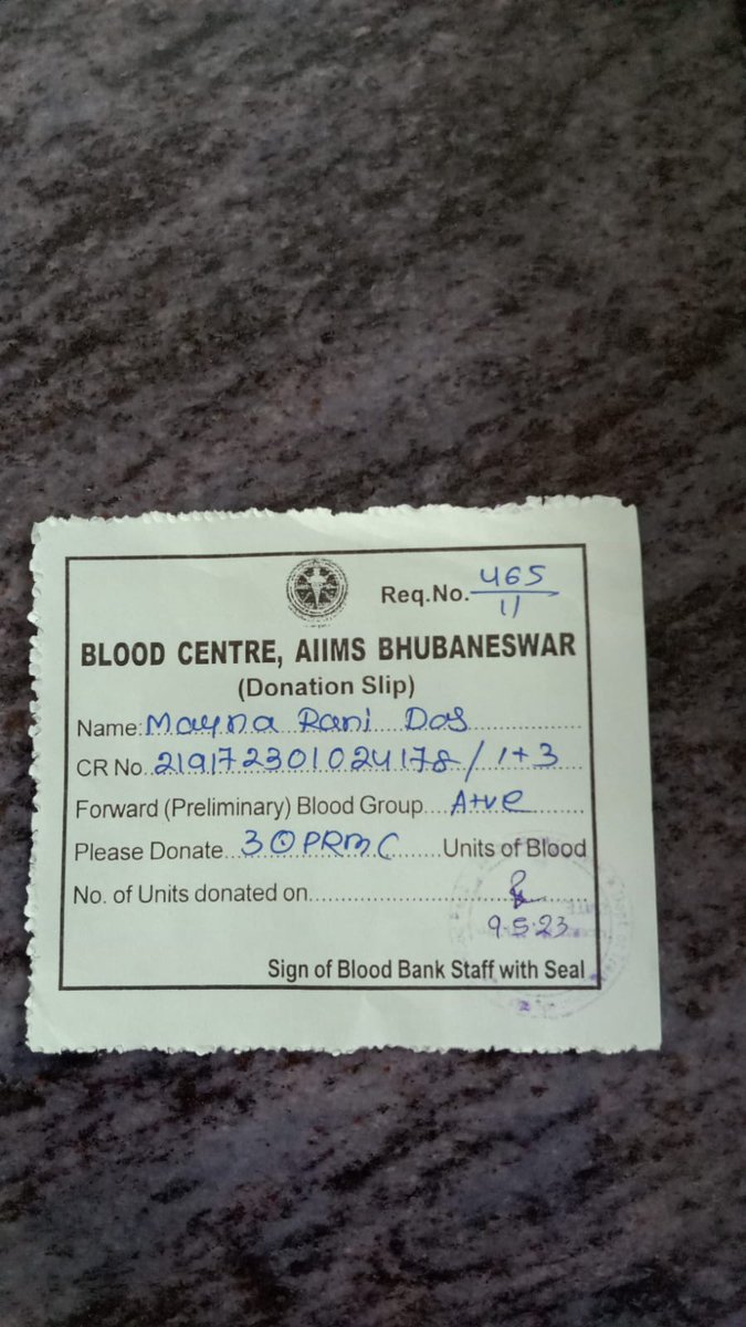 #Odisha #bhubaneswar Req A+ve 3units at Aims, Bbsr call 9749775542 @iCanSaveLife @BloodAid @MissPuja__ @Actressleslie26 @dcpbbsr @BBSRBuzz @BloodDonorsIn @BloodDonorWorld @AnubhavMohanty_