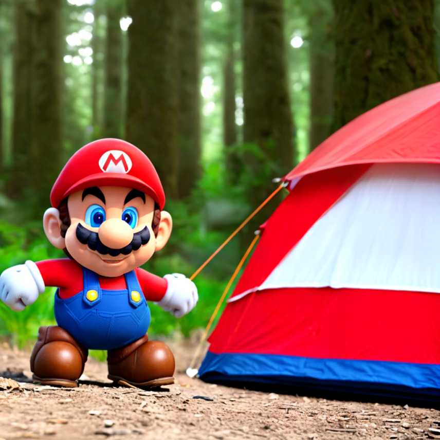 Lasco_ai's tweet photo. Go Camping with Mario! 🍄

#SuperMarioBrosMovie #SuperMario #AI #AIArtworks #AIart #Lasco #LascoAI https://t.co/yac7upQpEx