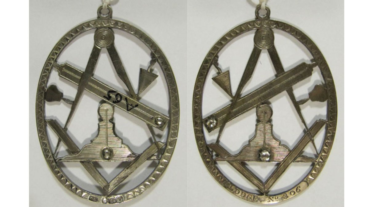 #TBT to 1811 with this plate jewel created by Thomas Harper. 
As well as being a fantastic silversmith, Harper played an important role in the union of the two Grand Lodges in 1813. 

📸 @museumfreemason