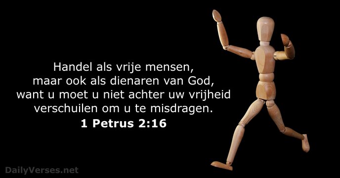 DailyVerses_nl's tweet photo. 1 Petrus 2:16 - https://t.co/bmMDx6zoKM https://t.co/sx1COW8o14