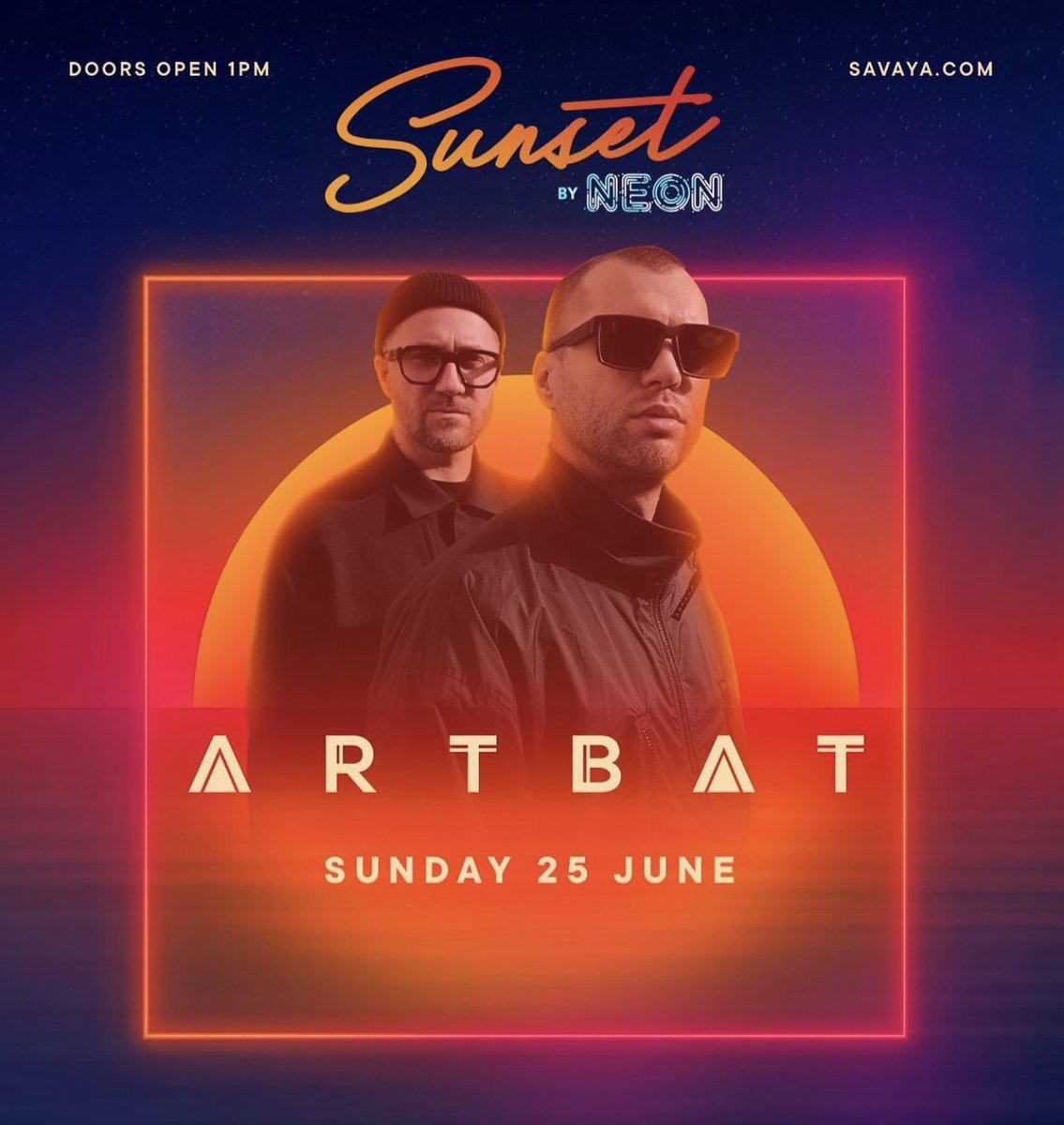 WHACKBOI's tweet photo. BOOM!! ARTBAT in SAVAYA BALl!
#SunsetbyNEON π΄βοΈ https://t.co/DvWcOW0XYl