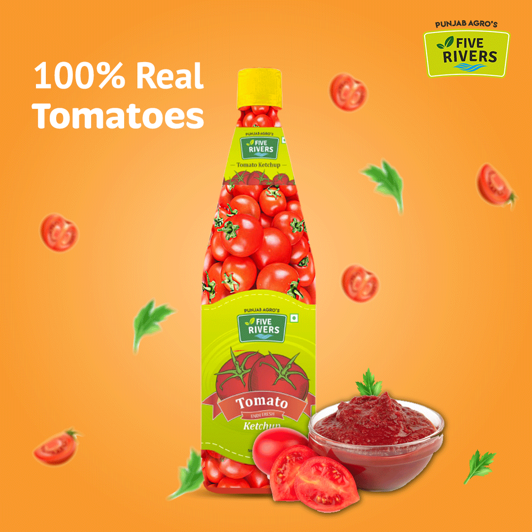 Real tomato taste with a saucy texture accompany your snacks when you choose our Ketchup. 

Try simple, classic, and oh-so-delicious ketchup from Five Rivers. 

#fiverivers #punjabagro #tomatosauce #certifiedorganic #organicfoodindia #organicfoodtricity #healthylifestyle