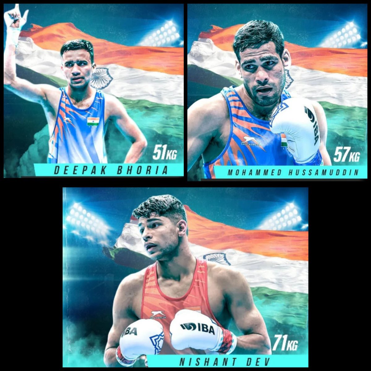 🥊 Incredible achievement by <a href="/Deepakbhoria19/">Deepak bhoria</a>, <a href="/Hussamboxer/">Hussamuddin</a> &amp; <a href="/nishantdevjr/">Nishant Dev</a>! These Indian boxers have made history by securing medals in the Men’s World Boxing Championships at Tashkent for the first time ever. 

Moreover, this is the first time India is winning 3 medals in the