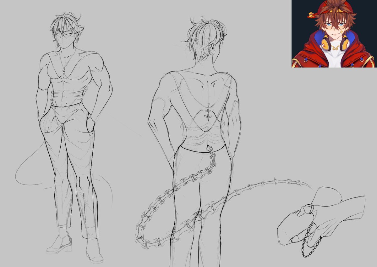 IlincaDesigns's tweet photo. Gonna make bro one sexy bitch RAAAA
WIP for #KenjiOutfitContest https://t.co/tk88tXrZj7