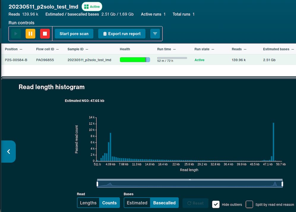 Received replacement of our faulty #P2solo with fresh reagents <a href="/nanopore/">Oxford Nanopore</a> . Kicked-off control run @GIH_UQ and impressive starts 👇Many thanks to <a href="/Pore_xy/">Mike Yarski</a> and team for arranging a quick replacement.