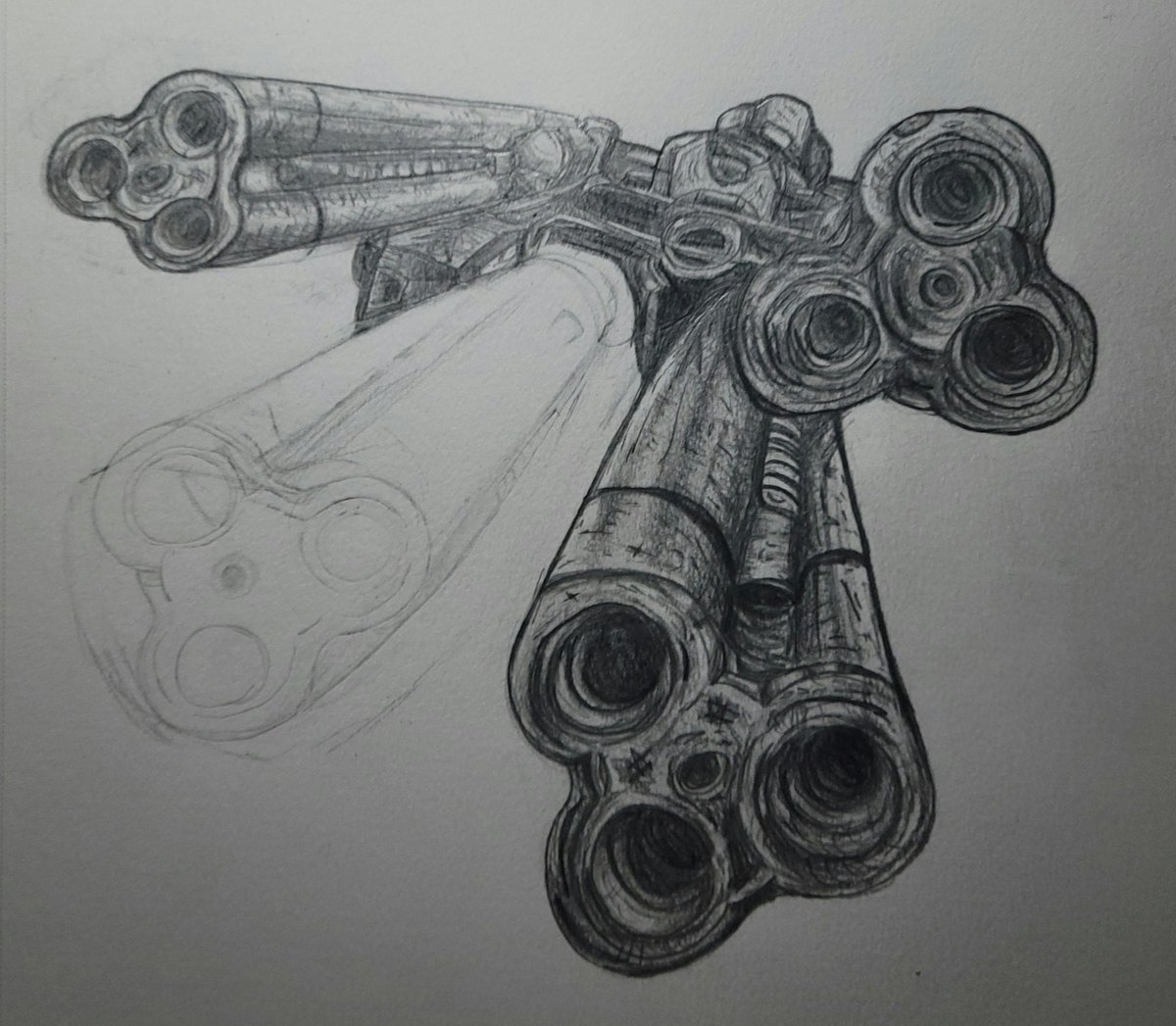 It's almost 11 pm and here's the progress on the gun so far! :]
#wip #madnesscombat #DoomEternal
