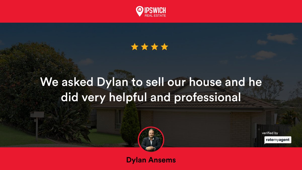 IpswichRealEsta's tweet photo. My latest RateMyAgent review in Wulkuraka.

https://t.co/wH9pSoqrDq

...
#ratemyagent #realestate #Ipswich_Real_Estate https://t.co/C7qOji8uae