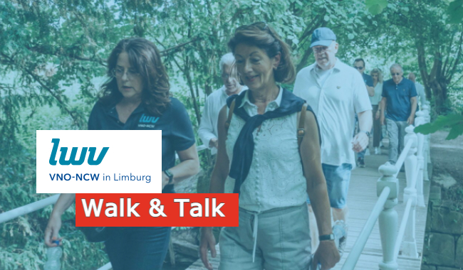Je dag starten met een wandeling in de unieke Limburgse natuur terwijl je netwerkt én beweegt. Spreekt dat je aan? Dan is onze Walk &amp; Talk een activiteit om aan deel te nemen. Wandel je mee op vrijdag 30 juni? Stuur een bericht naar bijeenkomsten@lwv.nl