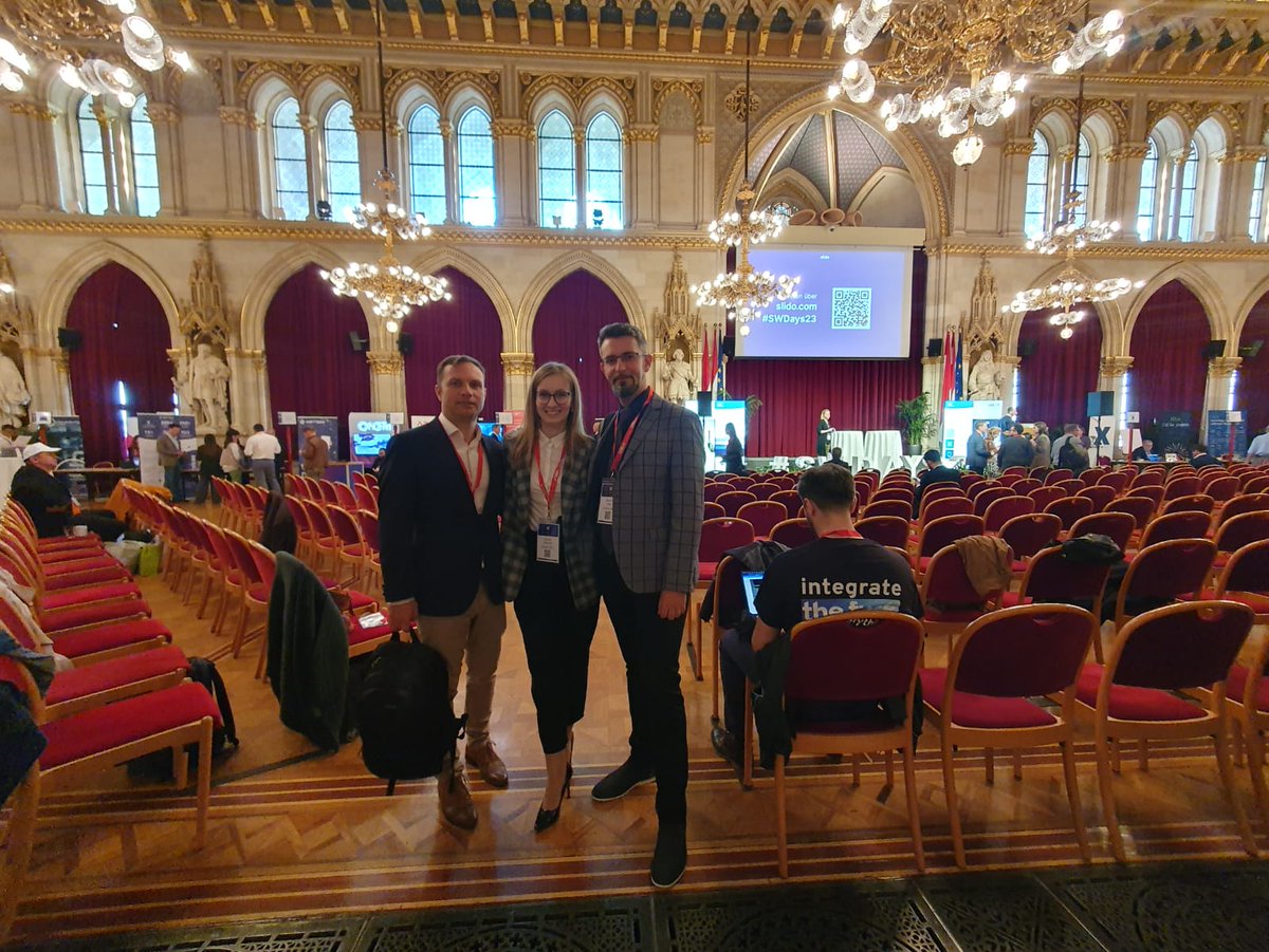 DHolisun's tweet photo. Our team recently attended the 7th International B2B Software Days in Vienna from May 8-10.
We had the opportunity to share insights on our MUSHNOMICS and BIECO projects with other industry professionals. Stay tuned for more updates on our work! #swdays23 #researchandinnovation https://t.co/DcOFVLjJE2