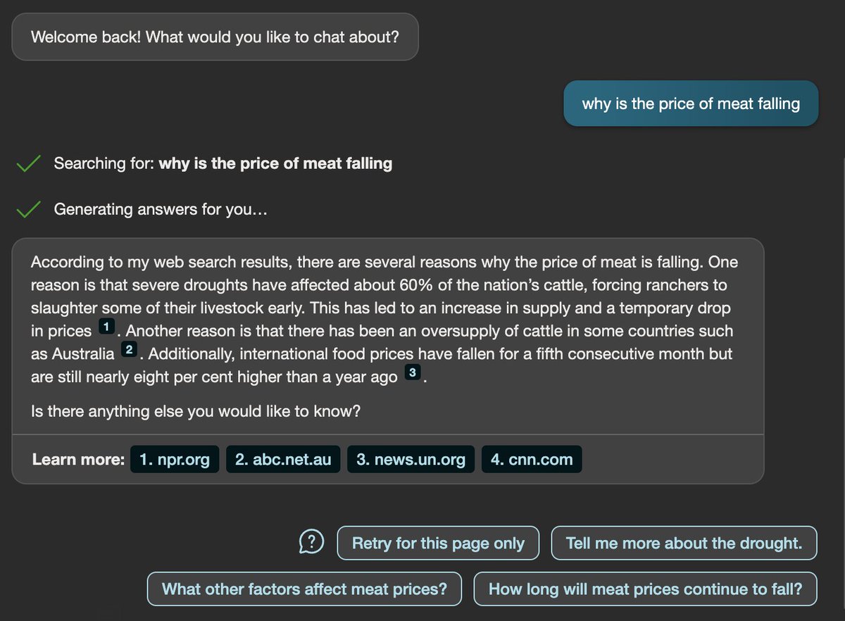 OMG! 🤯 real-time #AI search is oh so powerful 🙌🏽