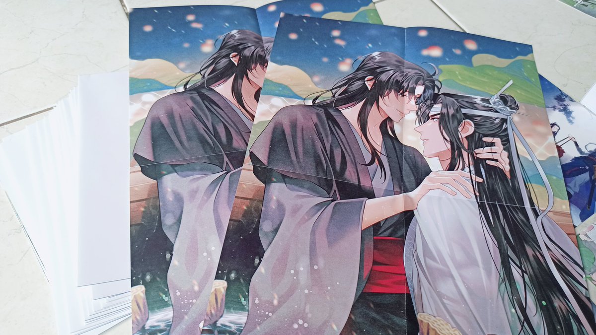 「I also got like... 19 extra wangxian pos」|minatu@CF16/C-29 & DOUJIMA/F-19のイラスト