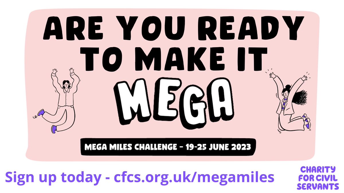cfcs_uk's tweet photo. https://t.co/ohOiDnA5oy registration is now open for the Mega Miles Challenge - join in now.
Master the challenge your way. Make it MEGA and sign up today!
And if you sign up before 26 May, you'll be in with a chance of winning a FitBit Inspire 3.
#MegaMiles https://t.co/uiNQHBIjYu