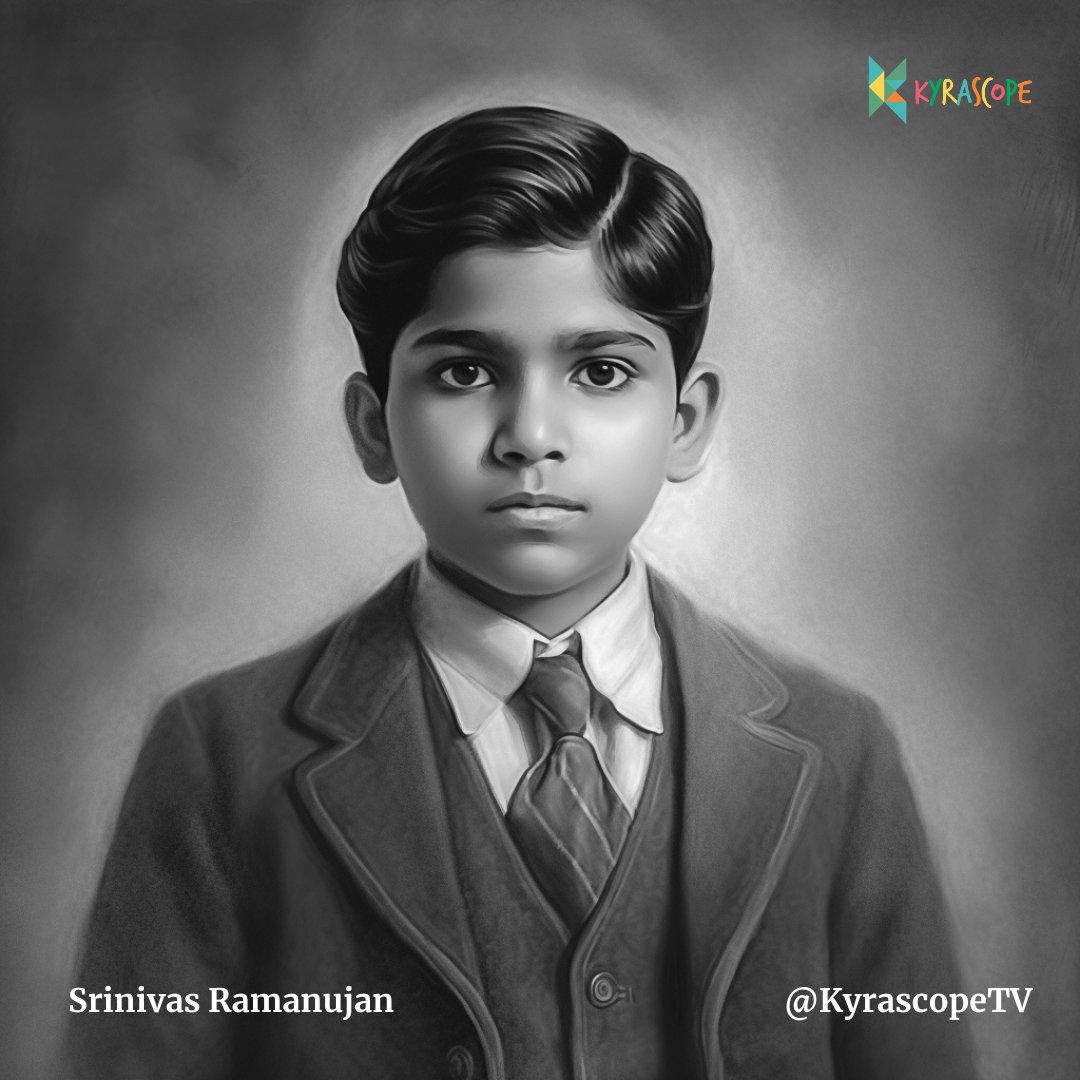 surenderk's tweet photo. #RT @KyrascopeTV: 5/10 🔢 Srinivas Ramanujan: The mathematical prodigy whose genius was unparalleled. His contributions to number theory and infinite series continue to awe mathematicians worldwide. Ramanujan's legacy reminds us of the infinite possib… https://t.co/4JihjGBqm4