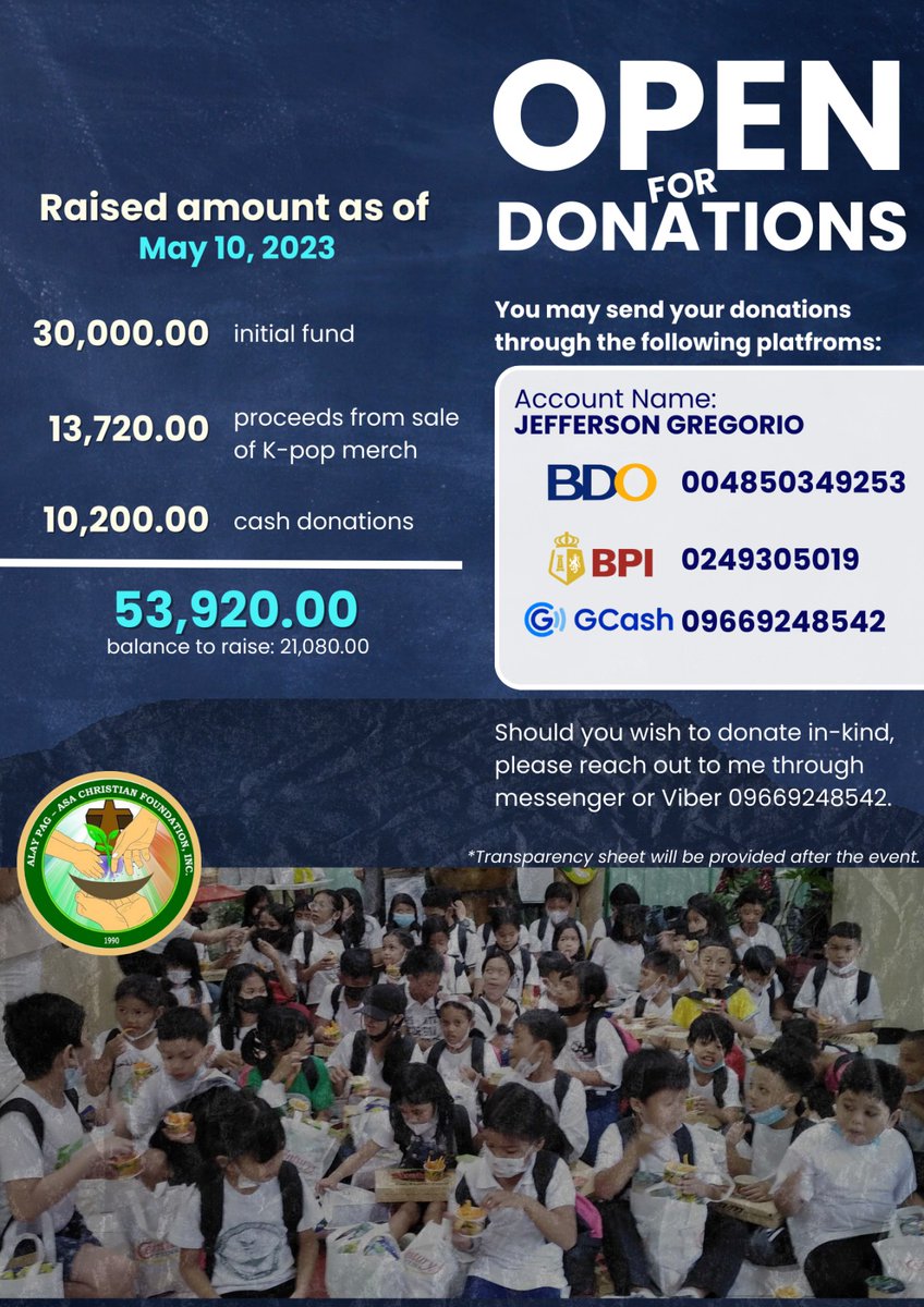 allrounder_Jeff's tweet photo. As of May 10 update :)

Here's the link for donations transparency:

https://t.co/VBJTo1yaCd https://t.co/rikIGvqzWN