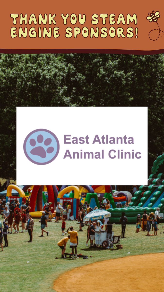 Thank you SO MUCH to Steam Engine Sponsor @eaacvet ! Thank you for continuing to support our neighborhood and festival!! ❤️

The 20th Annual Spring Fling is set to be the best ever with thanks to this sponsors and the many others at our other sponsorship levels! 🎉