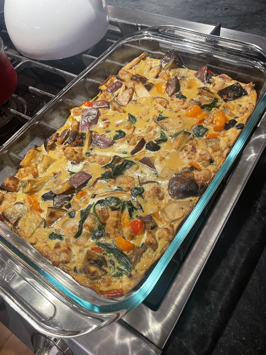 #Breakfast casserole in full-effect