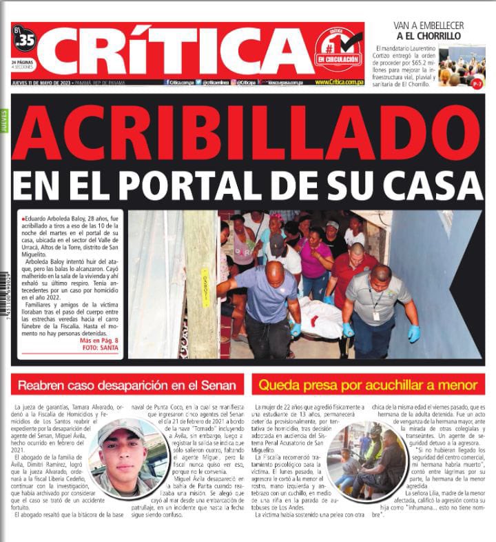 as_salazar's tweet photo. Portadas #Jueves #11de #Panama 🇵🇦 https://t.co/epNZDqNOyO