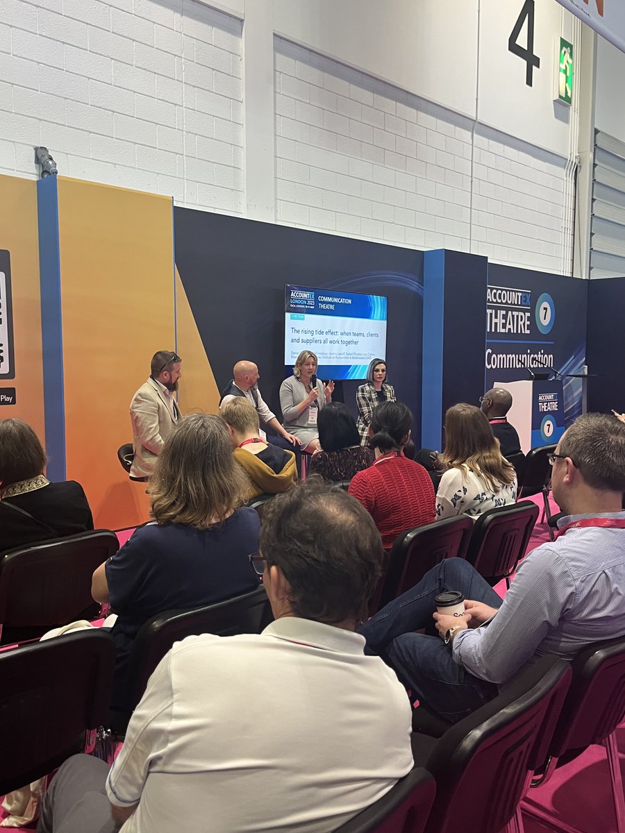 IAAP Director, Sarah Palmer has been on a panel at Accountex London this morning discussing ‘The Rising Tide Effect’!

#panel #accountex #accountexlondon #expert #speaker #discussion #career #education #finance #accounting #accountants #bookkeepers #event #networking #business