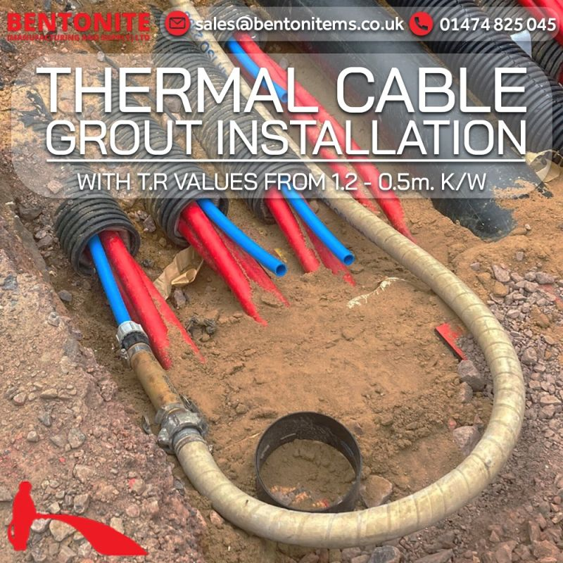 Cable #grout is typically used for the infilling of cable ducts, this material allows heat transfer from the power cables to the surrounding soil. This non hardening material has the advantages of long pumping distances and also can be removed easily. #power #Construction
