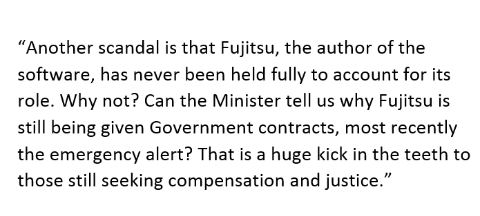 Adrian_Hilton's tweet photo. Fujitsu staff had ‘unrestricted and unauditable’ remote access to Post Office branch systems? Good grief. So somebody was lying in the High Court? I ask again, why is Paula Vennells still in Holy Orders with a CBE? #PostOfficeScandal 
@duncancbaker asked in the House yesterday: https://t.co/0DNalhjhb2