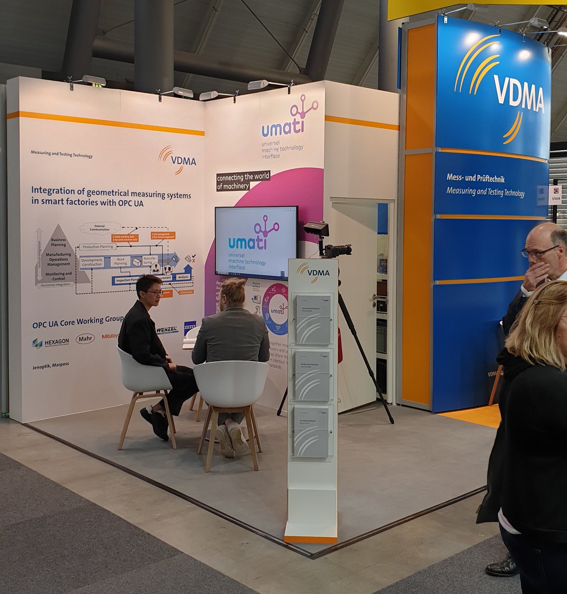 Day 3 of <a href="/Control_Messe/">Control Messe</a> in Stuttgart. VDMA Metrology is in Hall 5, booth 5508. See us to learn about #opcua for Geometrical Measurement Systems and the integration into the #umati. Follow live at umati.app/overview/ctrl/  <a href="/VDMAonline/">VDMA</a> <a href="/OPCFoundation/">OPC Foundation</a>