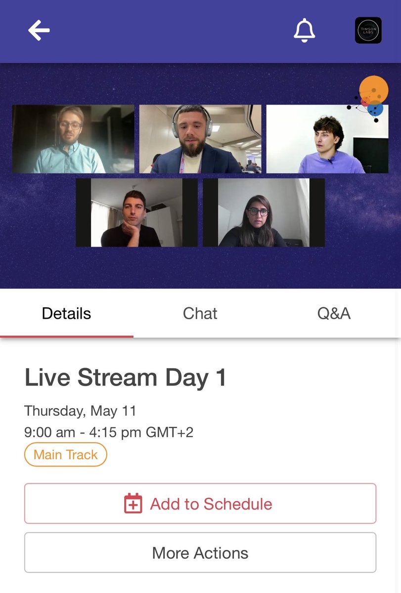 TIMSONLABS's tweet image. Hello #IOTACommunity 👋🏻

#TangleCon, the first tech conference for #IOTA, has started today.

We are at TIMSON LABS are excited and curious about the sessions, speakers, content and audience. 😇

Let’s get #IOTA and #Shimmer huge! 🚀

@TangleCon
