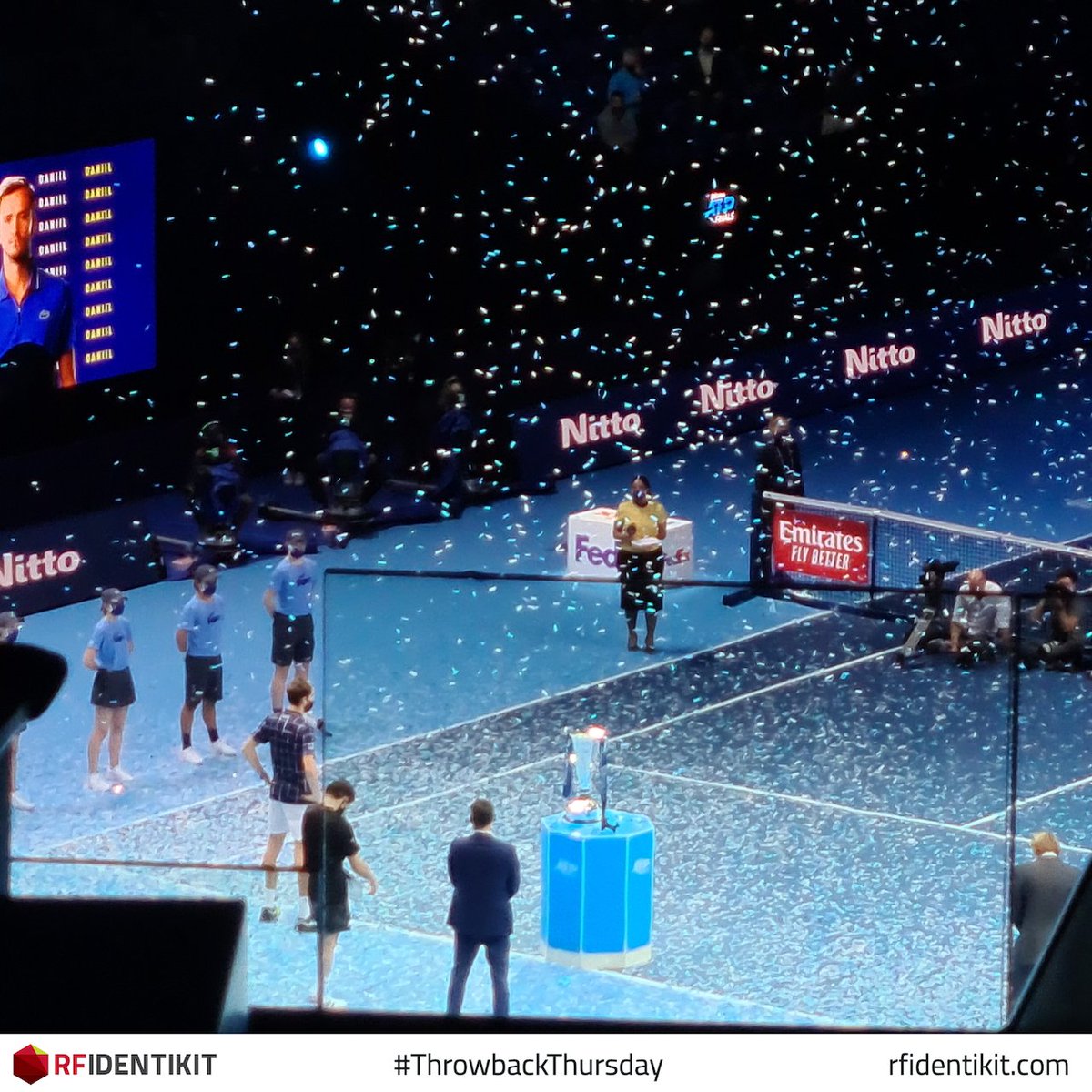 RFIDentikit's tweet photo. #ThrowbackThursday to the 2020 Nitto ATP Finals in London, we proudly provided accreditation, access control and COVID test management throughout the event.
#eventpros #eventtech #events #accesscontrol #rfid #scanning #accreditation #eventmanagement #tennis #ATP #ATPFinals https://t.co/9g1jOmqTIu