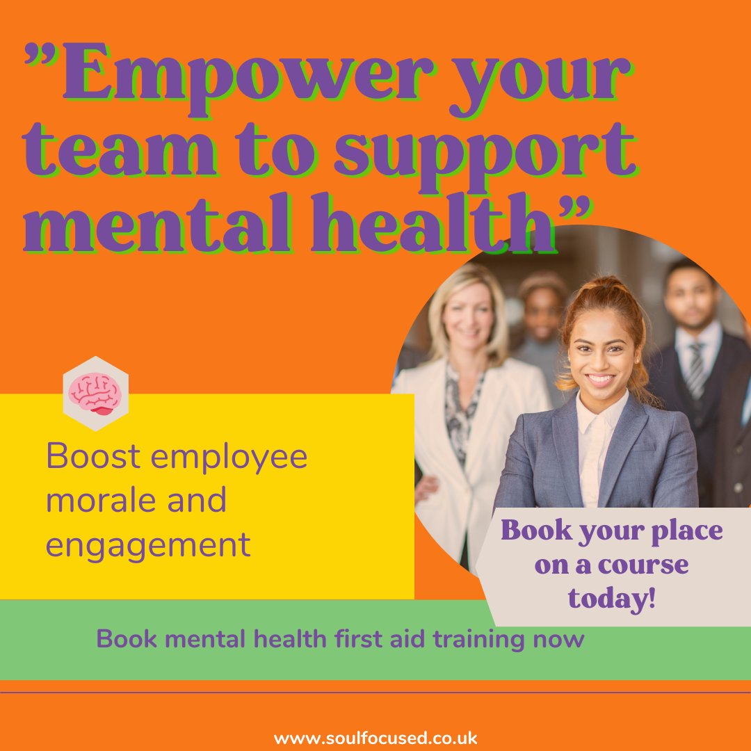 It can feel nerve-wracking to start up a conversation with someone you work with; even if you're worried about them. What if you get it wrong?

To book Mental Health training, click here: soulfocused.co.uk 

#mentalhealthfirstaid #essexmentalhealth #mentalhealthtraining