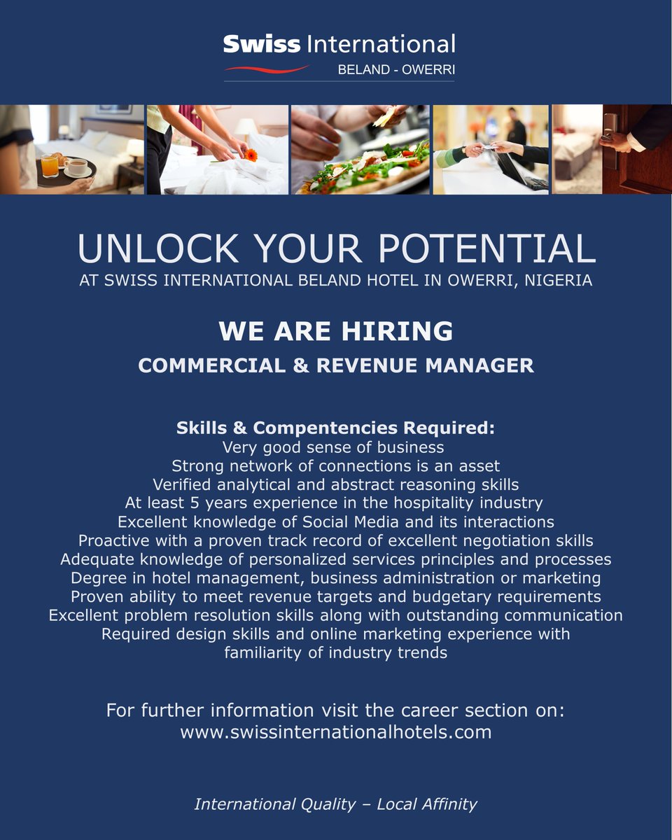 What is the next step in your career?  Are you up to the challenge of elevating Swiss International Beland and bringing unforgettable experiences to our guests.
Learn more about the position here bit.ly/3WzG7QR
#jobs #recruitment #swisscareers #swisshotelgroup