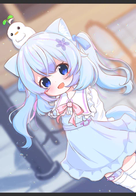 skeb納品してきた! ことりさんから2回目のご依頼、ありがとー!!  水色になってもかわいいねえ!