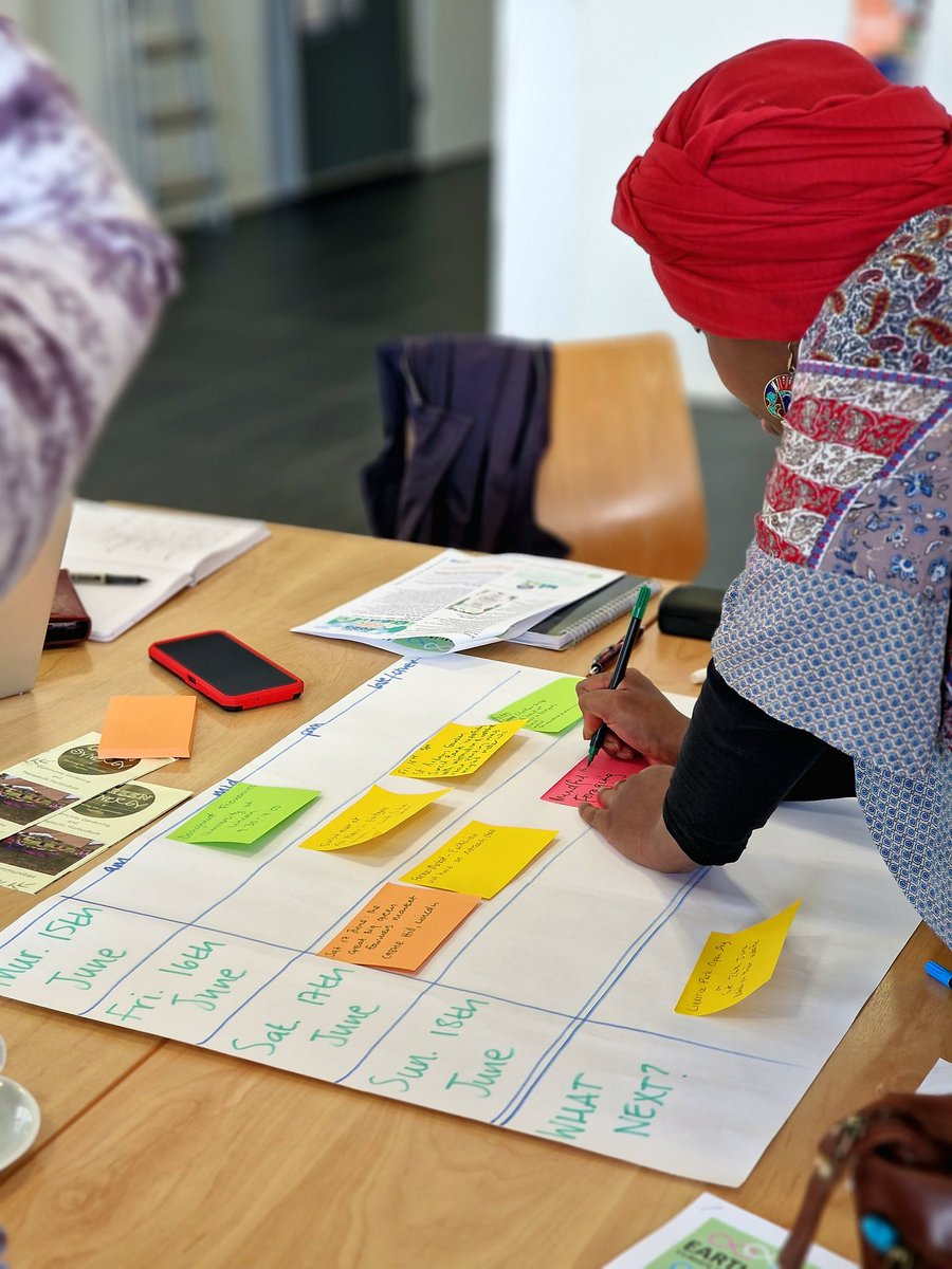 Promoting #ClimateHope // a great planning meeting today of  like-minded people for next month's #GreatBigGreenWeek