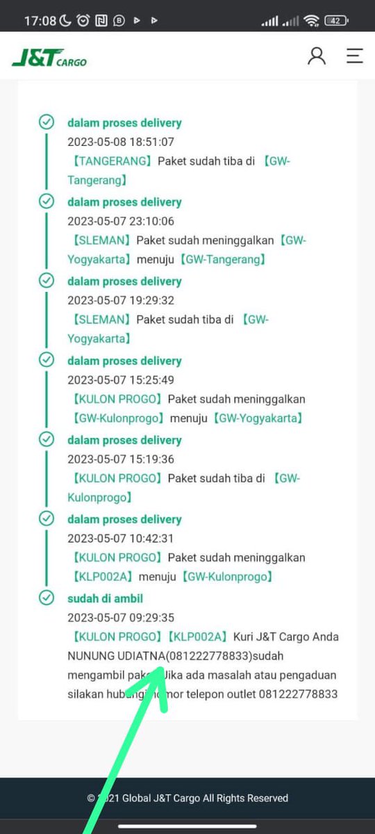 Udah sampe dari tgl 8 sampe tgl segini belum ada pergerkan lagi tong tong <a href="/iLoveJogjaa/">jntcargojogja</a> <a href="/jntcargoid/">J&T cargo Indonesia</a>