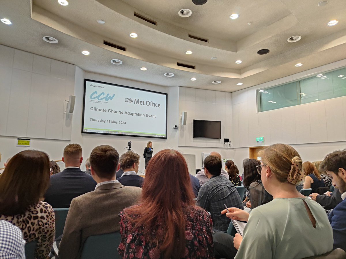 Megan Pearce (@megepearce) on Twitter photo Great to be back at the <a href="/metoffice/">Met Office</a> for the <a href="/CCWvoice/">CCW - The voice for water consumers</a> climate change adaptation event for the water sector. Great to be back at the <a href="/metoffice/">Met Office</a> for the <a href="/CCWvoice/">CCW - The voice for water consumers</a> climate change adaptation event for the water sector.
