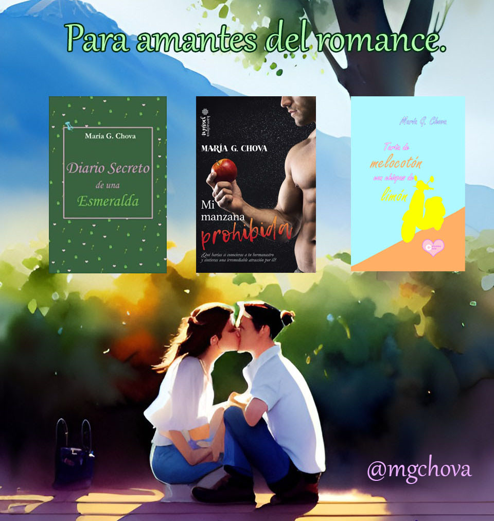 Como se acerca una nueva redición y antes de que me pille la editorial cual toro con la nueva promoción😂 comparto los títulos publicados hasta la fecha; todos ellos de género romántico.
También avisaré de las firmas y presentaciones en cuanto se ajuste la agenda.