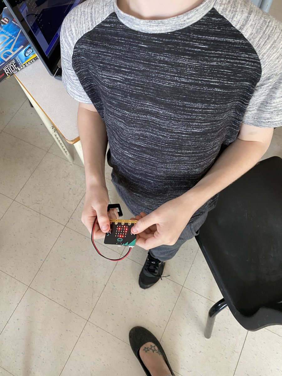nmfarrugia's tweet image. Yesterday we coded some @microbit_edu to help us keep score in phys. ed. I’m excited to show them the new game we are playing tomorrow. Have to admit- I walked into this, as I usually do with coding, with some hesitancy, and together we figured it out!#ocsbDeepLearning #ocsbSTEM