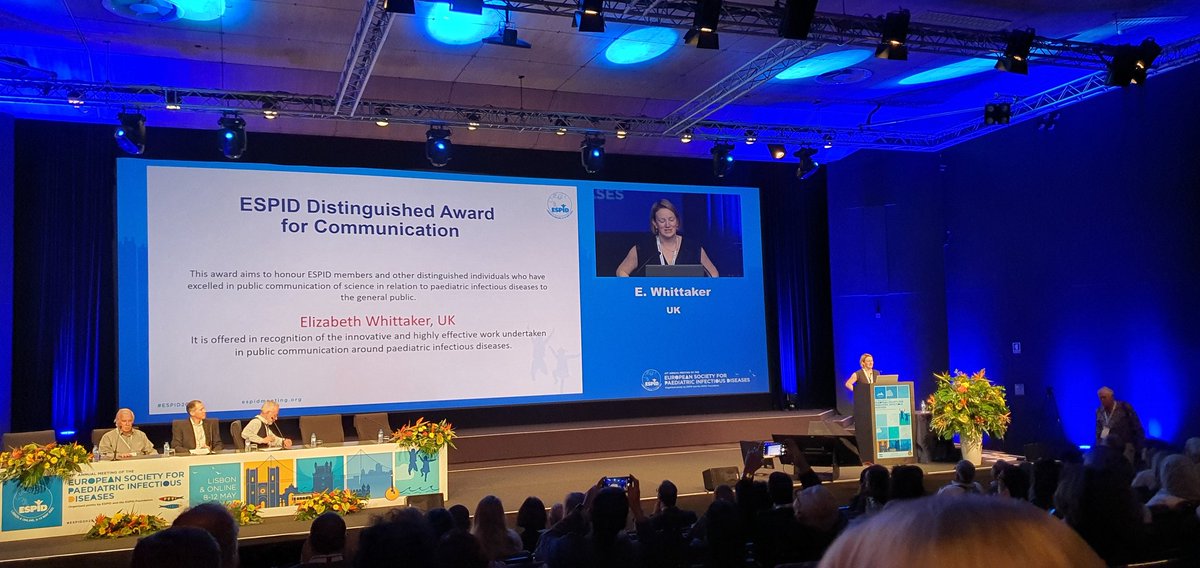 AnechkaMD's tweet image. The wonderful @lizWWyld gets the distinguished award for communication!
So so so well deserved! 🥳🥳🥳
#ESPID2023Ambassador #espid2023 
@ESPIDsociety