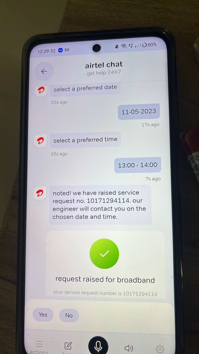_raushansingh's tweet photo. @Airtel_Presence boss how much do you take to fix the wifi. From yesterday it is not working. Your people came and then it worked for 30 mins and it stopped working and there is no response on the below request https://t.co/KL9MsQjrEa