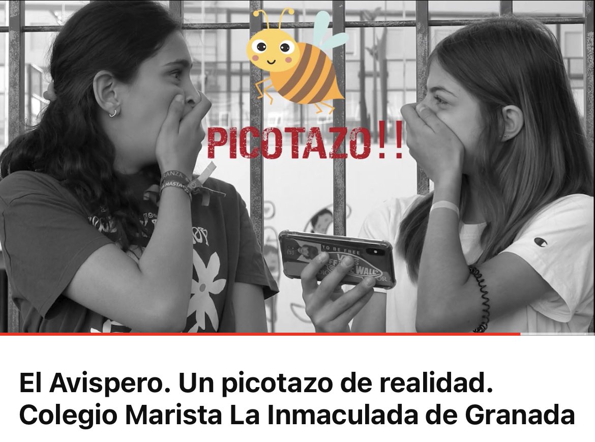 Maristas Granada (@maristasgranada) on Twitter photo El alumnado de 2°ESO participa en la IX Edición de “El Audiovisual en la escuela” de <a href="/CAudiovisualAnd/">Consejo Audiovisual de Andalucía</a> 👏🏻 ¡Mucha suerte! youtube.com/watch?v=QQ-Lv5…
#maristas #maristasgranada #primaria #secundaria #bachillerato #colegiogranada #masqueaulas El alumnado de 2°ESO participa en la IX Edición de “El Audiovisual en la escuela” de <a href="/CAudiovisualAnd/">Consejo Audiovisual de Andalucía</a> 👏🏻 ¡Mucha suerte! youtube.com/watch?v=QQ-Lv5…
#maristas #maristasgranada #primaria #secundaria #bachillerato #colegiogranada #masqueaulas