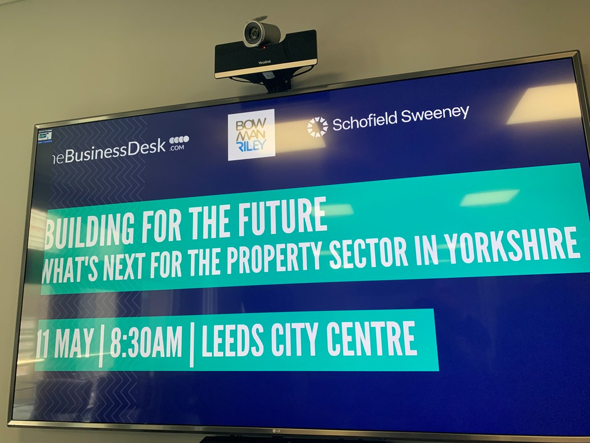 AberfieldPR's tweet photo. Consultants @BethChaplow and @BeccaFarnsworth headed to @BusinessDesk_YK's Future of Property breakfast event this morning!

Plenty going on across the region, and great to hear insights from the likes of @bowmanrileyarch, @LeedsCC_News, @bradfordmdc, @MottMacDonald and @schoeys. https://t.co/FxQjrE6oWz