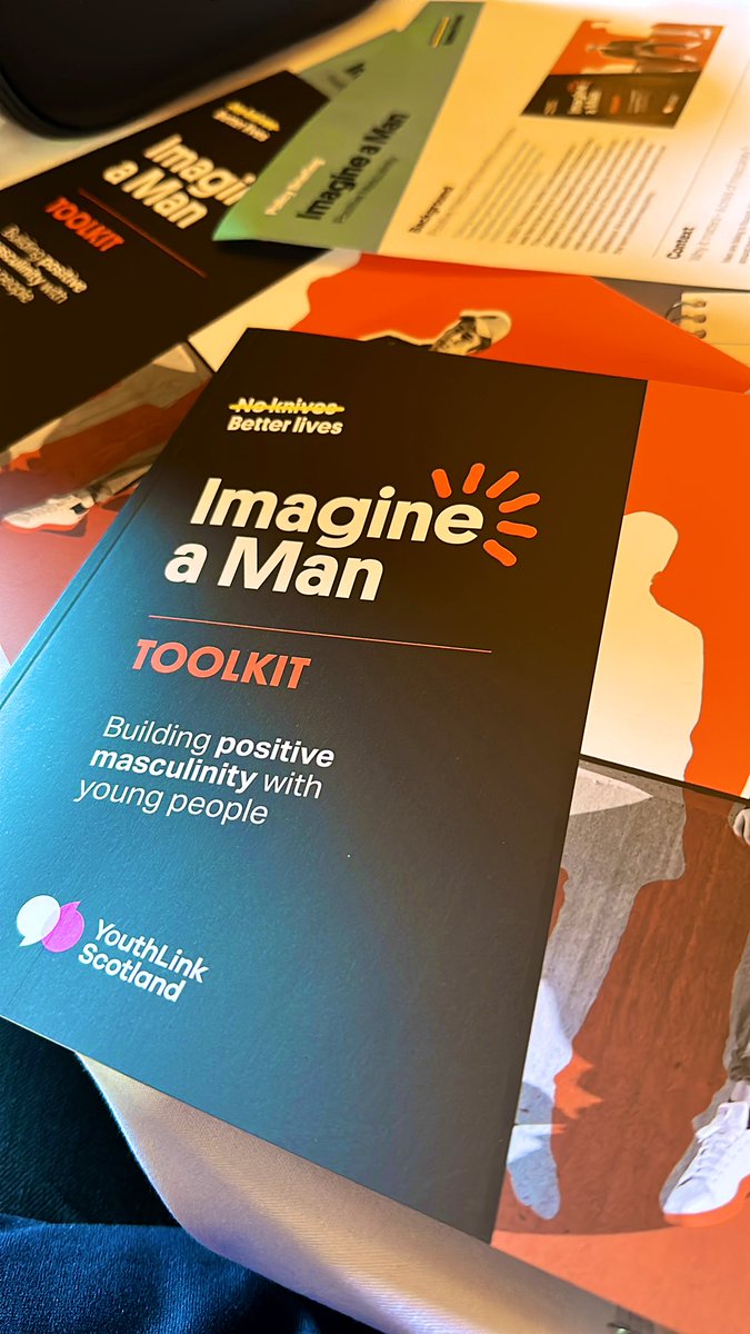 Pleased to the owner of #ImagineAMan toolkit! Really excited to put it to use in practice. 

@NKBLScotland @YouthLinkScot
