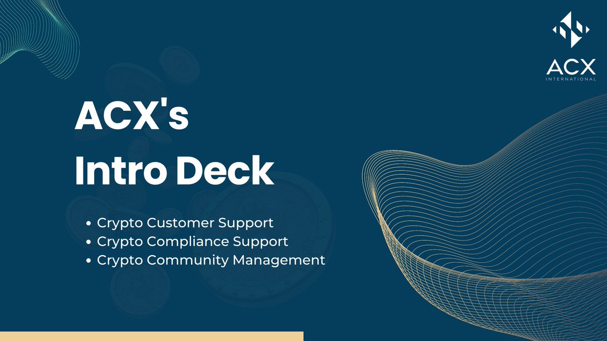 ACXCrypto (@AcxCrypto) / Posts / X