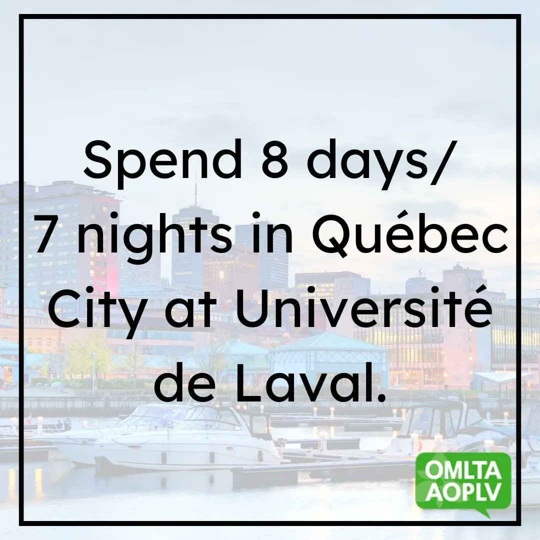 OMLTA's tweet photo. What is Projet à Québec? Swipe to read all about it! We would love to have you join us in Québec this summer.

Apply for Projet à Québec before Friday, May 19th, 2023 at: https://t.co/vZ9LuEN20H

#omlta #ontarioteacher #ontarioeducation #professionaldevelopmeent #ontario https://t.co/TAPrhUwtaH