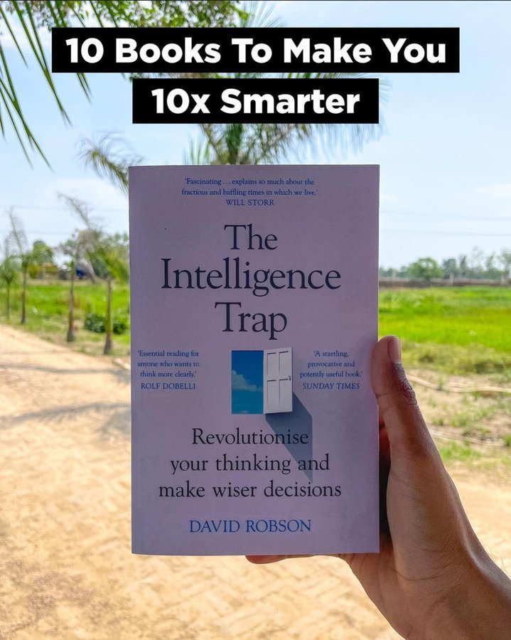 10 Books To Make You 10x Smarter:

1.