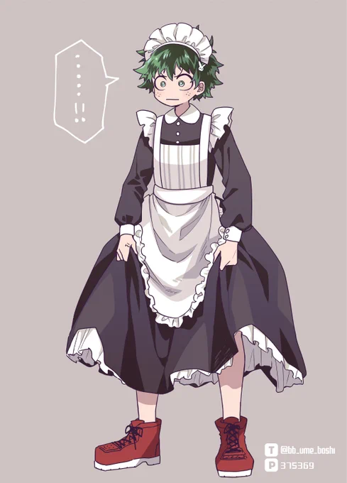 メイドの日っていつ!?きのう? (再掲絵)