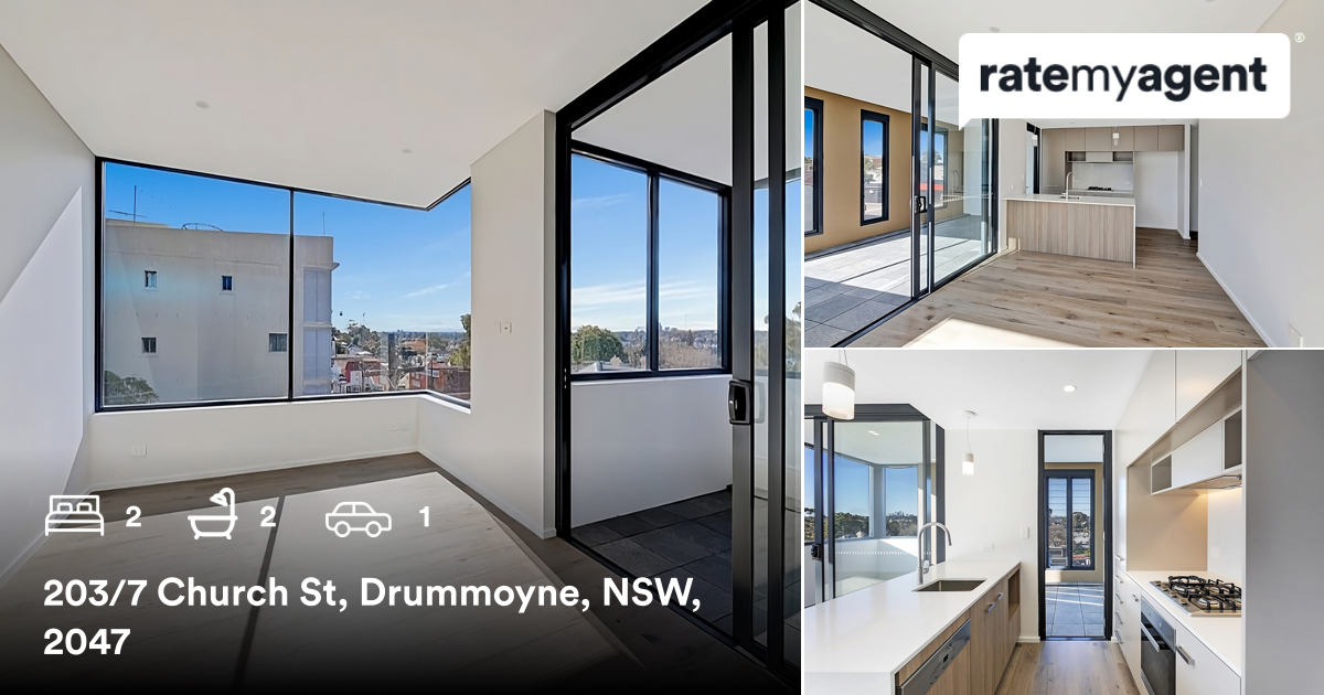 DevineREstate's tweet photo. 🛌 2 🛀 2 🚘 1
📍 203/7 Church St, Drummoyne, NSW, 2047

Our agent’s latest sale on #RateMyAgent

https://t.co/gisoRmdtuP

...
#ratemyagent #realestate #Devine_Real_Estate_Drummoyne https://t.co/MMrCa3inyj