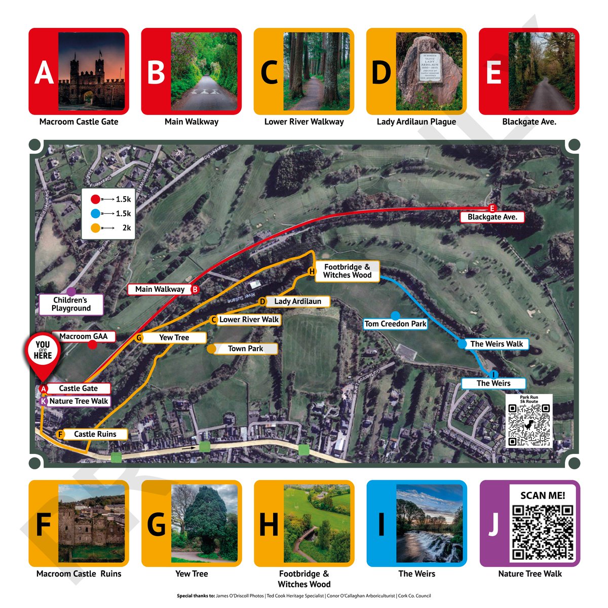 Trying to plan your weekend? Why not #WalkMacroom with a wide choice of scenic routes starting right in the heart of the town 🍃 Combine some of the joining routes for a long walk or follow the town's Park Run 5km route - there is something for everyone! #VisitMacroom
