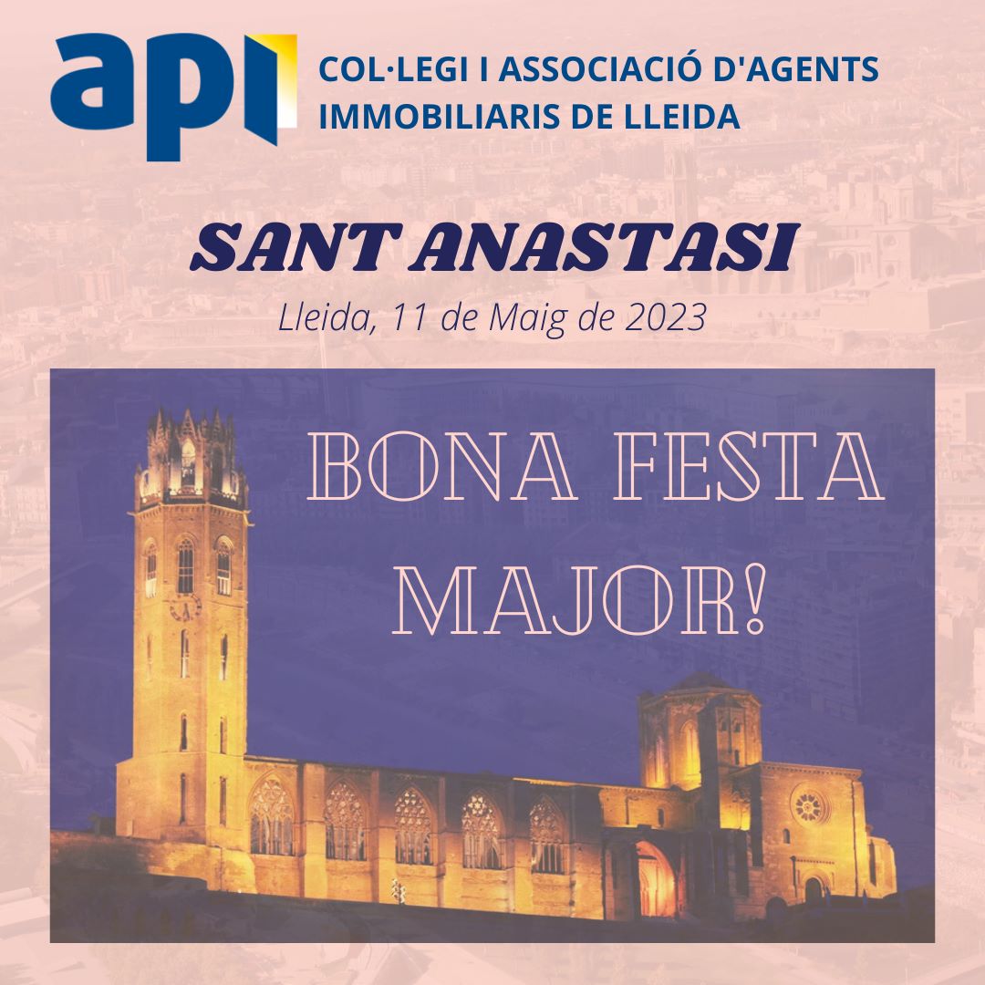 API Lleida et desitja BONA FESTA MAJOR!