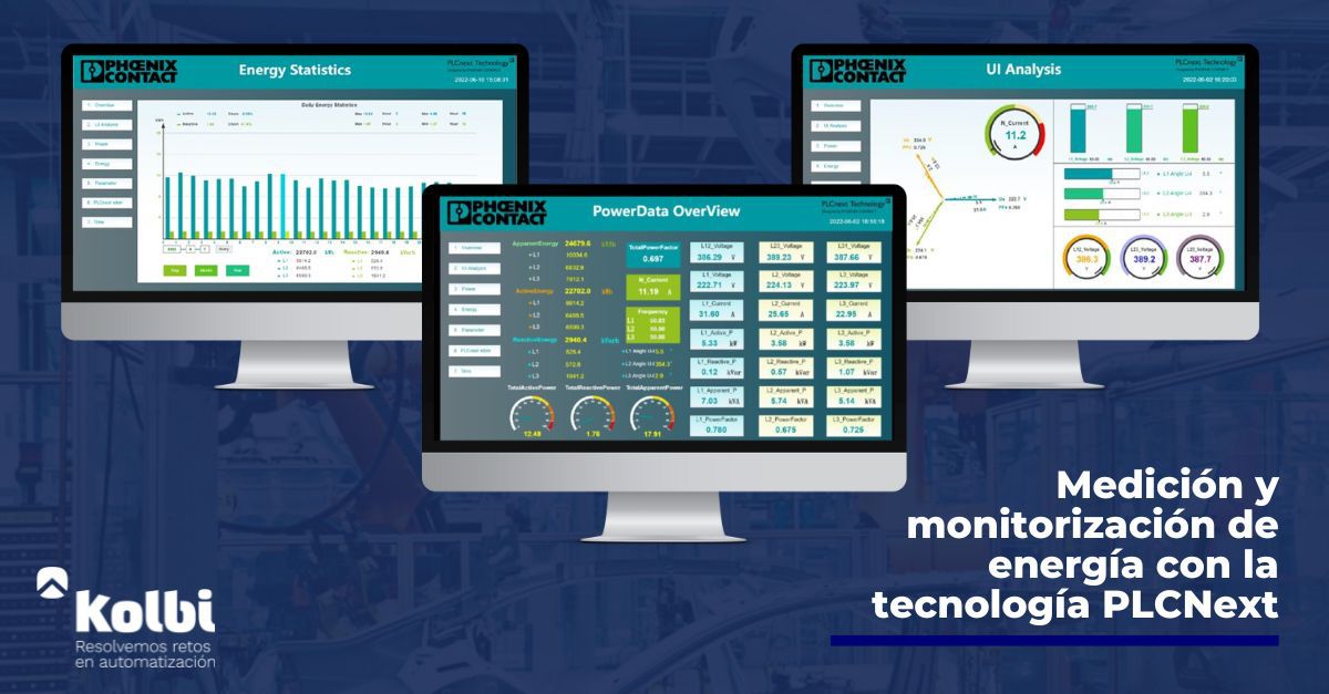 La plataforma de control avanzada y abierta #PLCnext, de nuestro #partner de #Automatización <a href="/PhoenixContactE/">Phoenix Contact ES</a>, ha incorporado una Solution App para la #medición y #monitorización de energía en tiempo real en redes trifásicas.
Descubre mas 👉 bit.ly/3MdKdMl
#automation