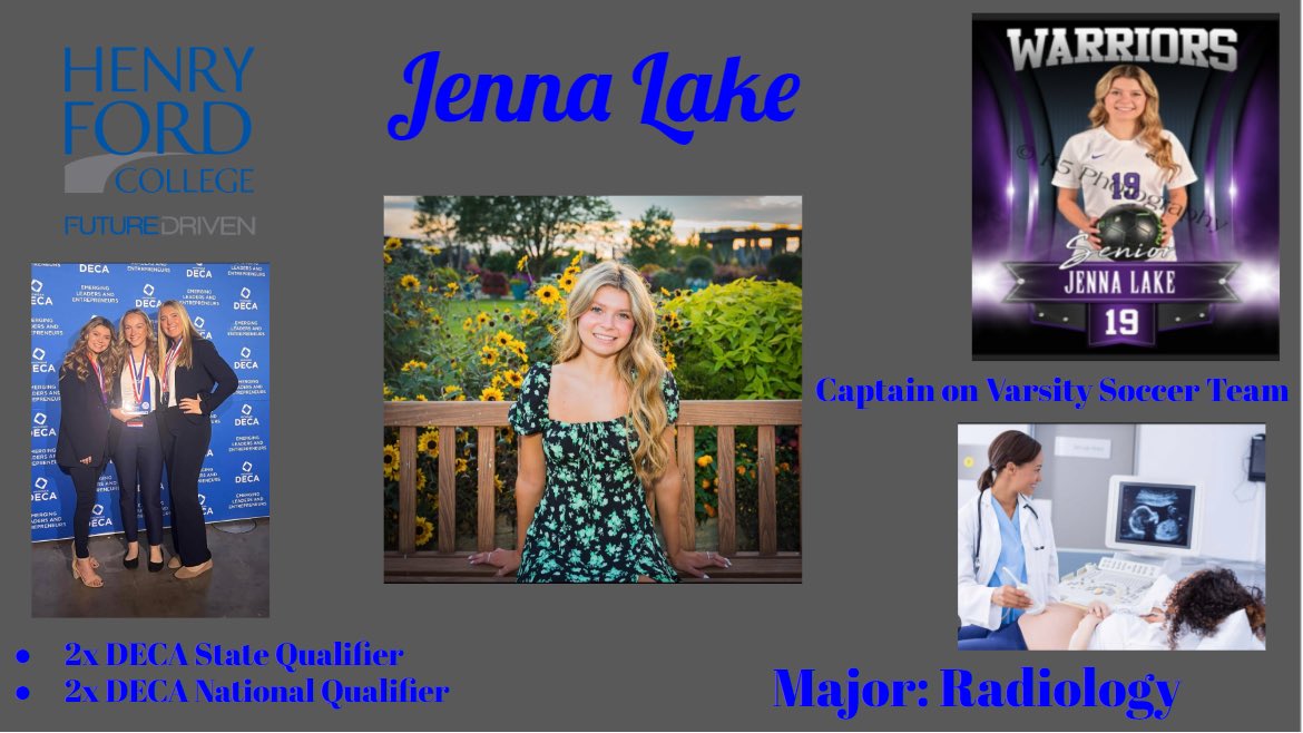 Woodhaven market senior shout out goes to Jenna Lake